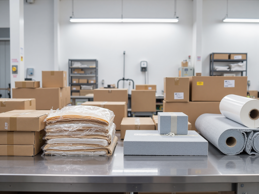 特种滤清器产品组合展示,多种规格并列排列,金属质感表面处理,工厂车间背景